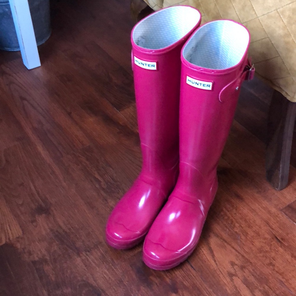 Pink Hunter Boots